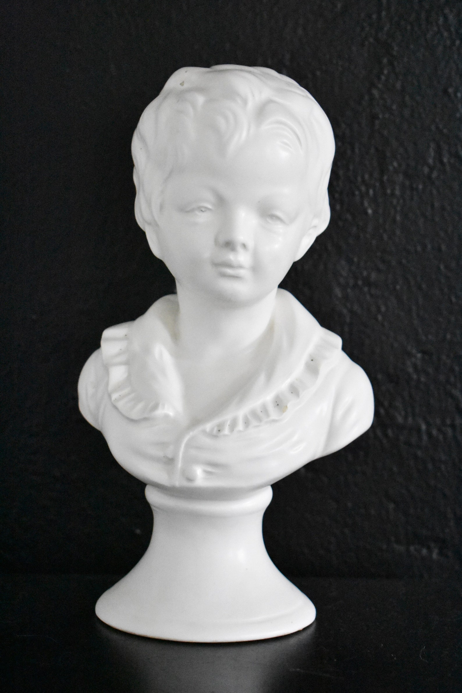 Vintage White Ceramic Napco Boy and Girl Busts/a Pair of - Etsy