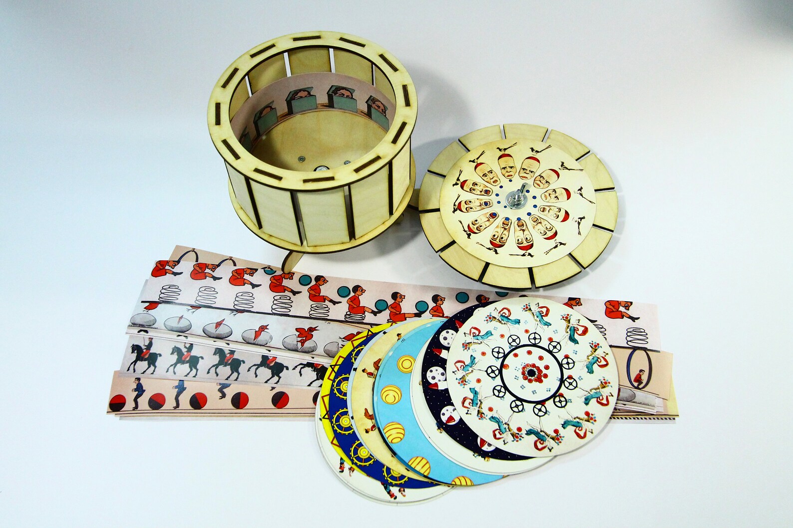 Zoetrope Phenakistoscope 2 animation toys Etsy