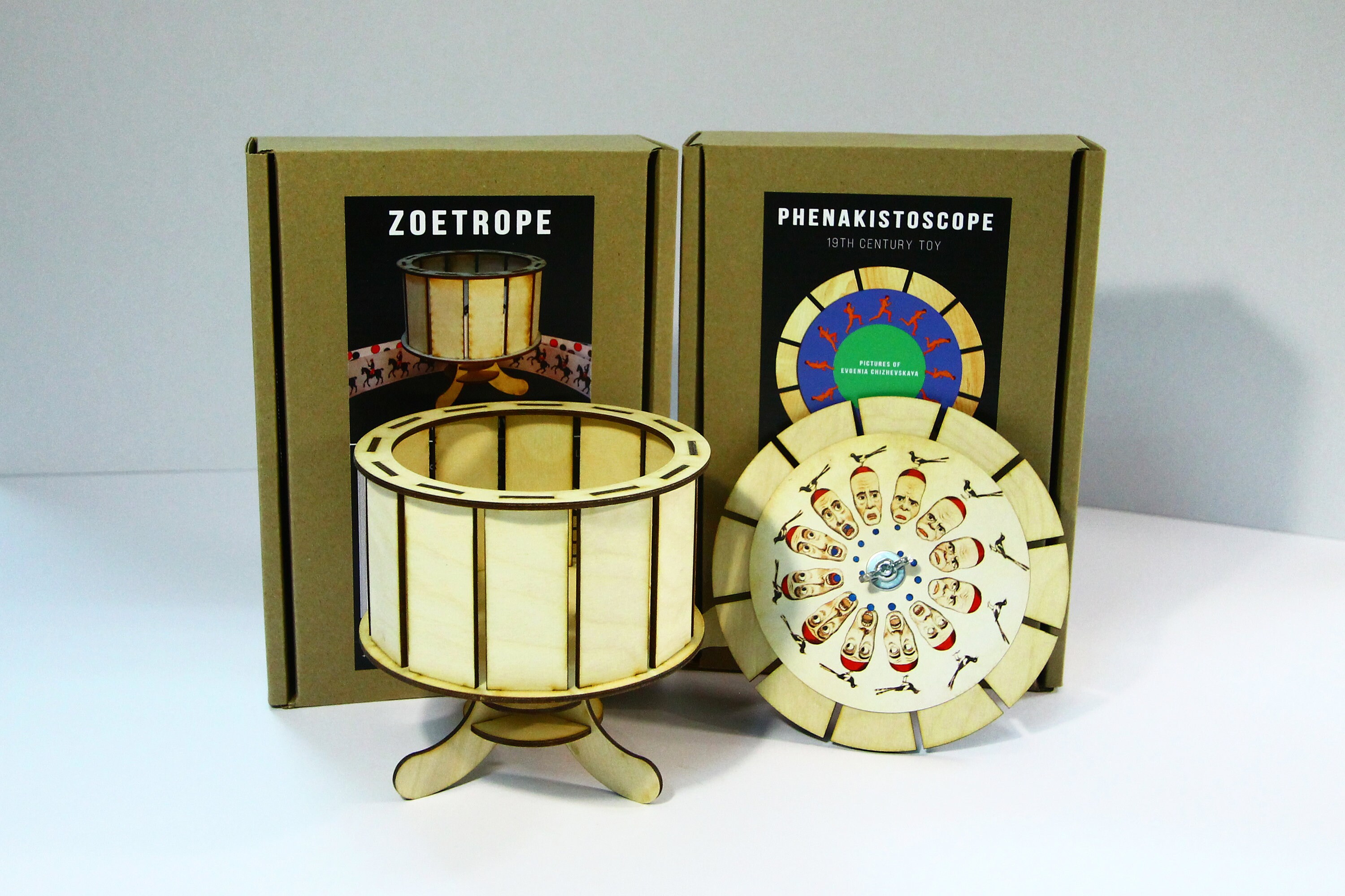 Zoetrope Phenakistoscope 2 animation toys Etsy