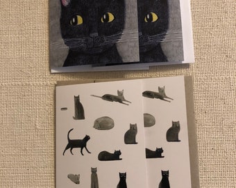 Cat lovers card set