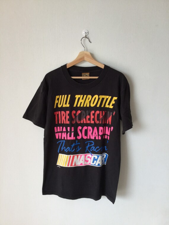Vintage 90s NASCAR Racing T Shirt Size M