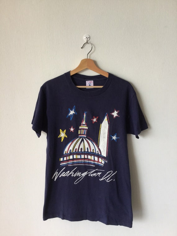Vintage 90s Washington DC T Shirt White House Size
