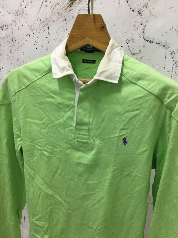 Vintage Polo Ralph Lauren Rugby Shirt 90s Sport Rl Size S Etsy