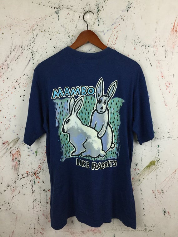 Rare Vintage Mambo Australia Like Rabbit T Shirt S