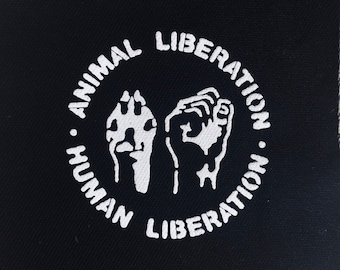 Animal Liberation Patch, Human Liberation Patch (5x5)