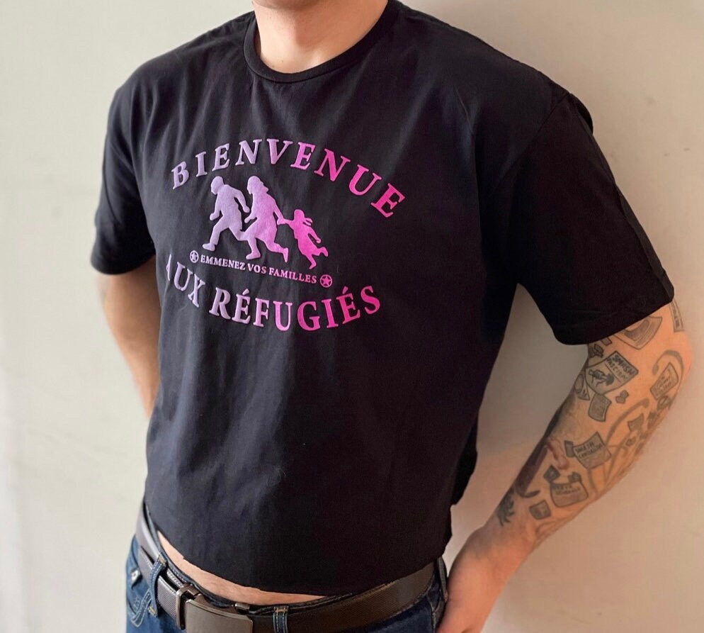T shirt ni dieu ni maitre sale
