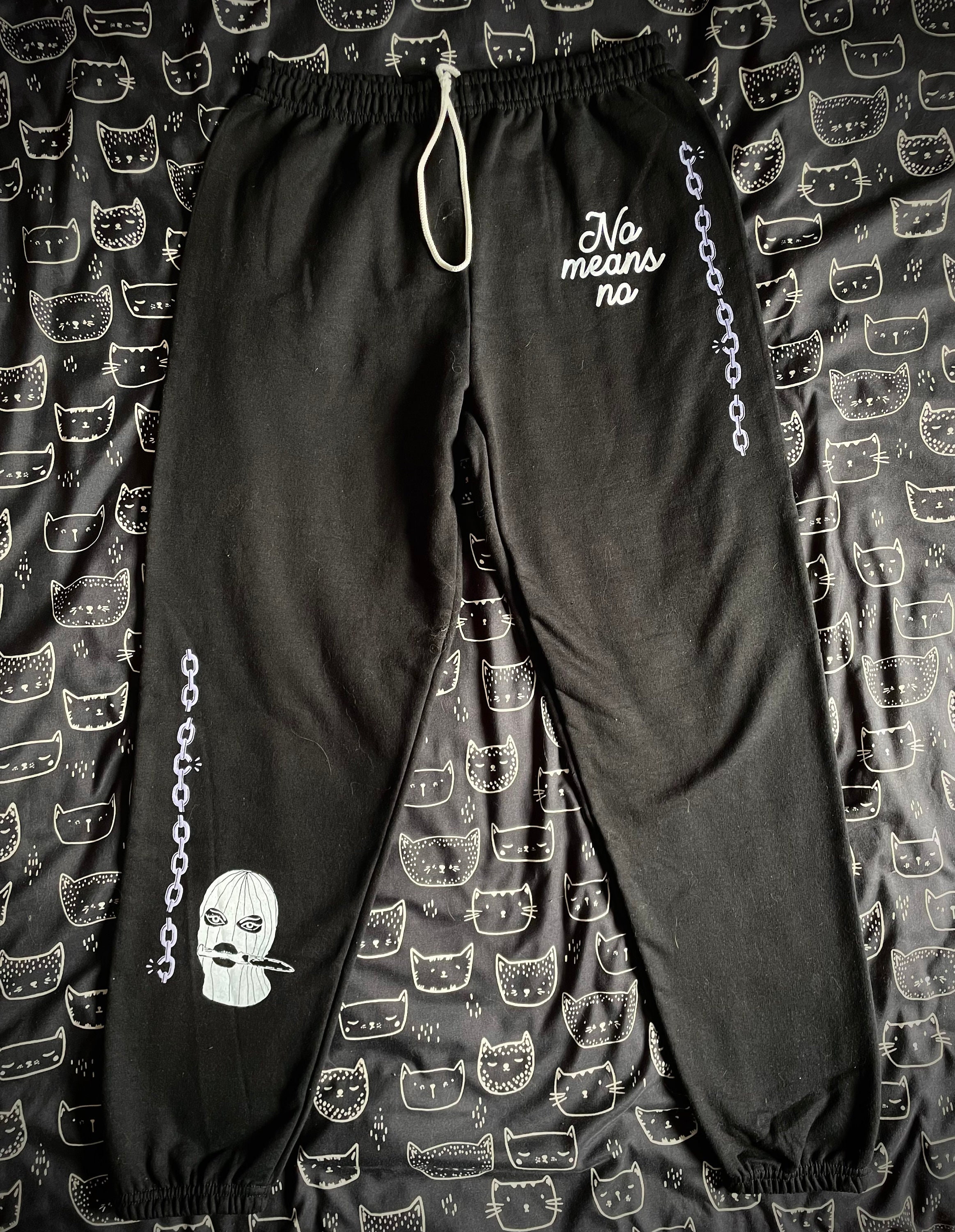 Punk Royal Jogger Sweatpants Men's Size Large Green Acid