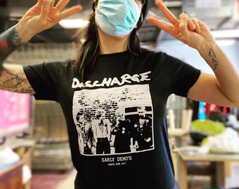 Discharge T-shirt - Etsy