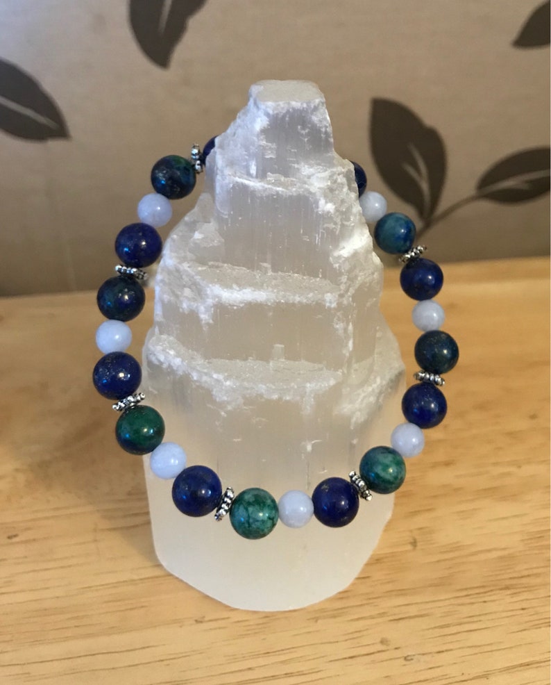 Thyroid Crystals Bracelet Etsy