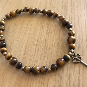 Tiger Eye Grounding and Confidence Anklet