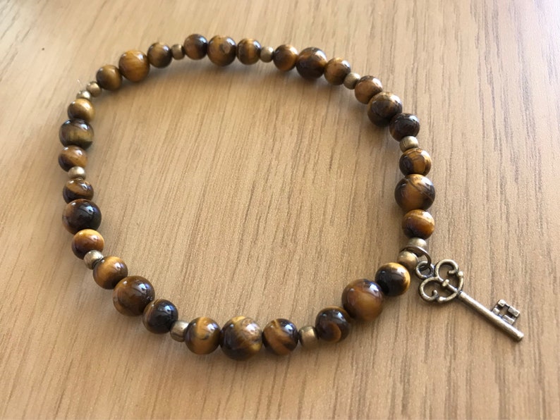 Tiger Eye Grounding and Confidence Anklet