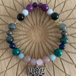 Selbstvertrauen, Selbstvertrauen, Mut und Begeisterung Kristall Armband
