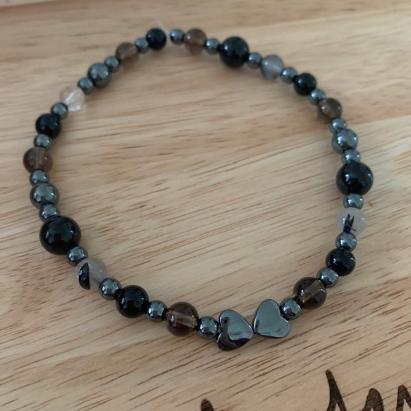 Protection and Grounding Crystal Anklet