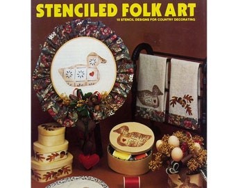 Stenciled Folk Art, Sewing Patterns, Country Theme