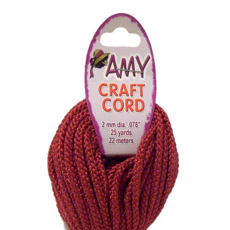 2 mm Cranberry Cord