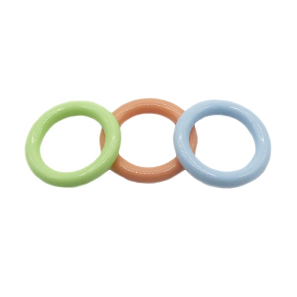Plastic Rings - Etsy