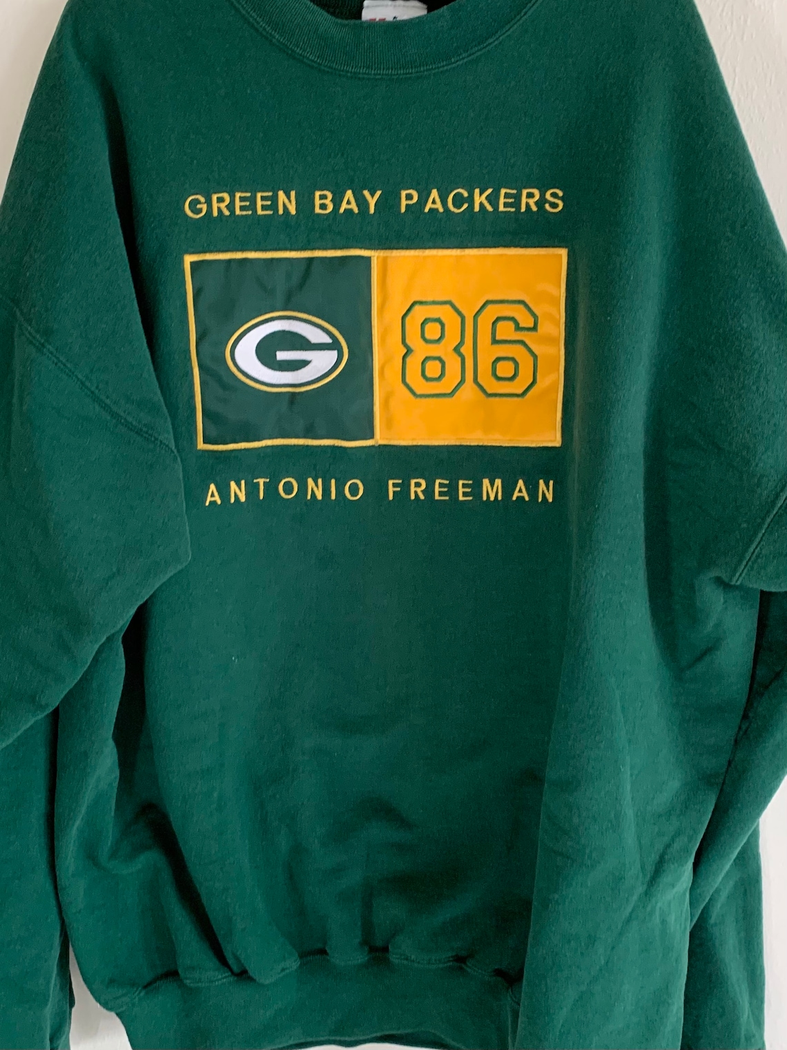 Green Bay Packers Vintage retro 90s Antonio Freeman Crewneck | Etsy