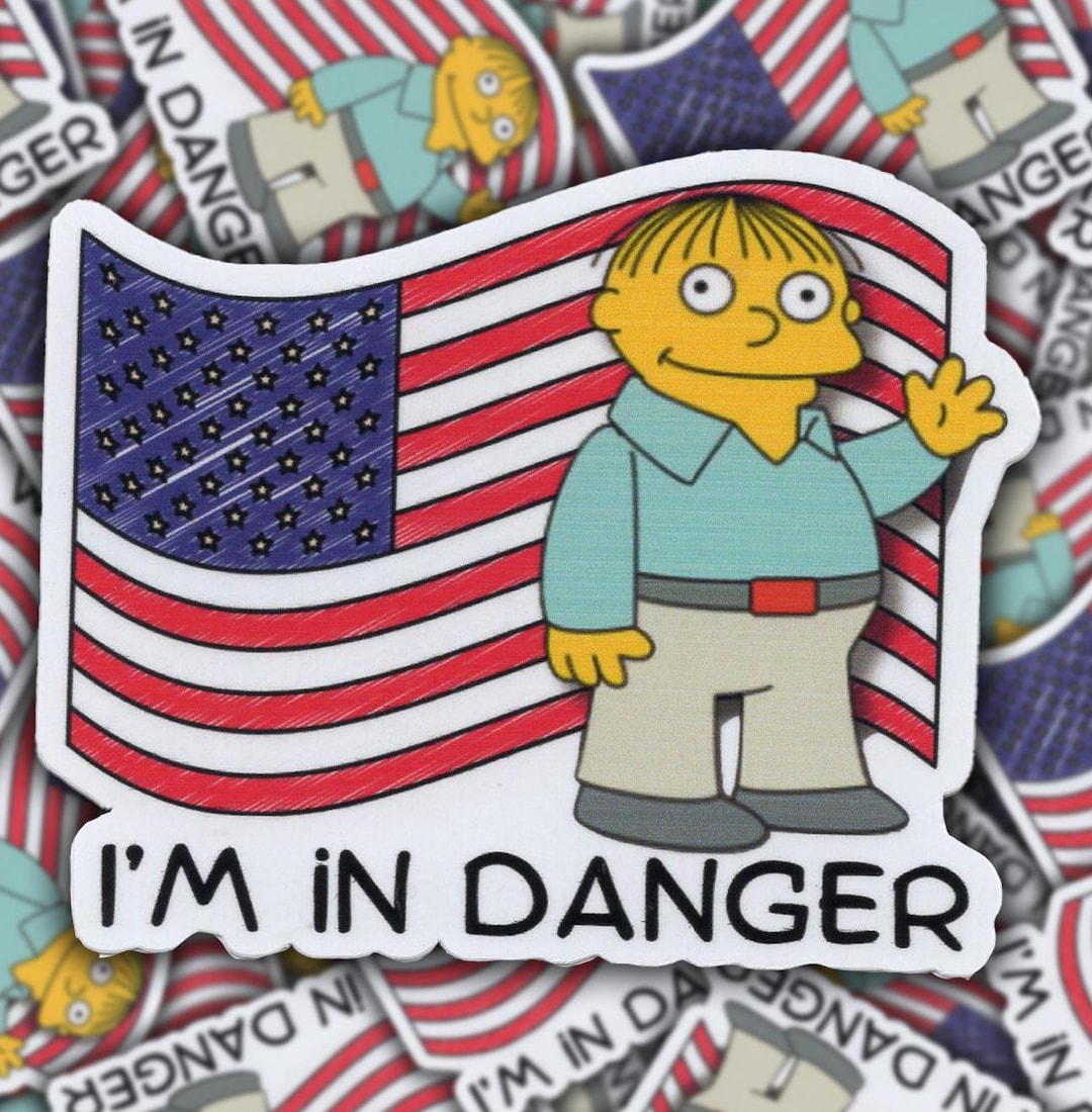 Ralph I'm in Danger Sticker: Funny Meme Waterproof Vinyl Decal - Etsy