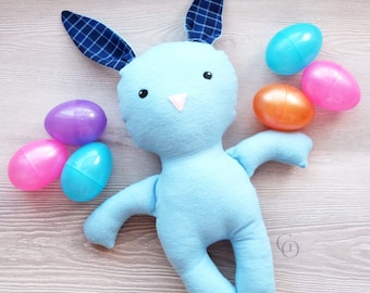 PDF Bunny Sewing Pattern, DIY Animal Rag Doll,  Easter bunny pattern, Soft Toy, Stuffed Toy, Plushie bunny pattern, Bunny Pattern
