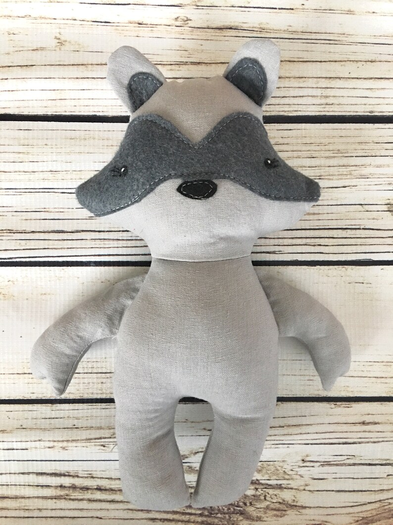 Raccoon Sewing Pattern Woodland Animal Sewing Pattern Easy Etsy UK