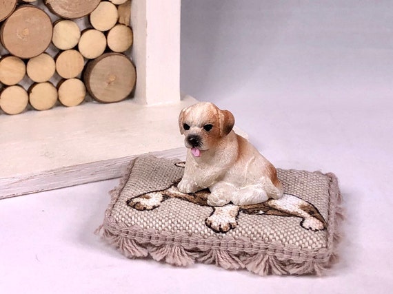 dolls house miniature dogs