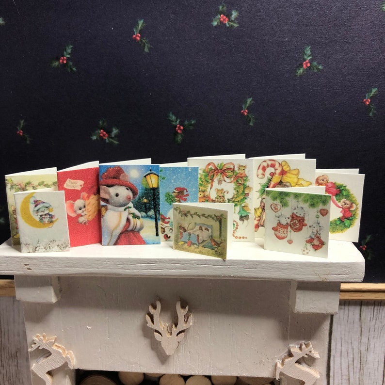 dollhouse-christmas-cards-inch-scale-christmas-cards-dolls-etsy
