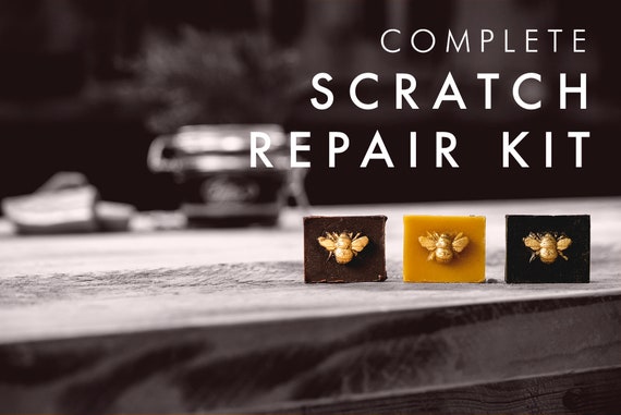 Furniture Scratch Repair Kit Beeswax Blocks In 3 Shades Etsy