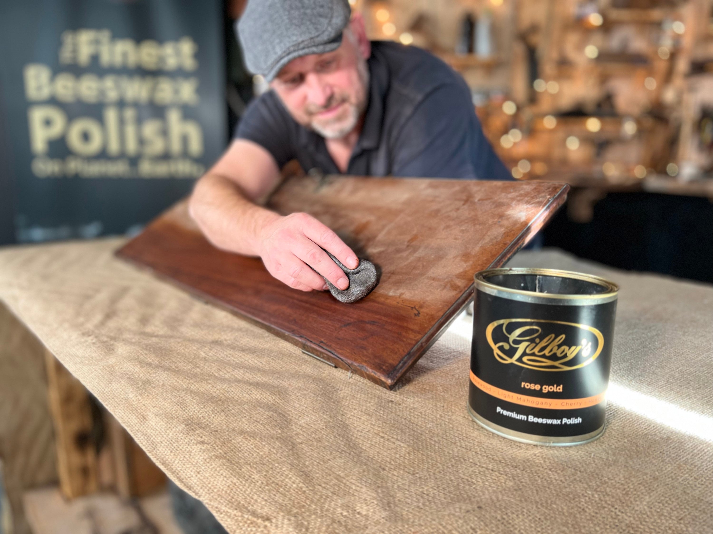 Gilboys 'rose Gold' Beeswax Wood Polish 1 LITRE 