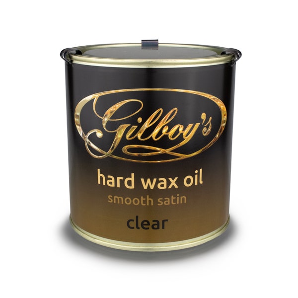 Gilboys Hard Wax Oil Smooth Satin Natural Interior Wood Finish 1 litre