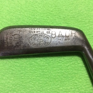 Antique MacGregor Master Putter 10 | Very Rare | First of a Long Line | Very Good Condition