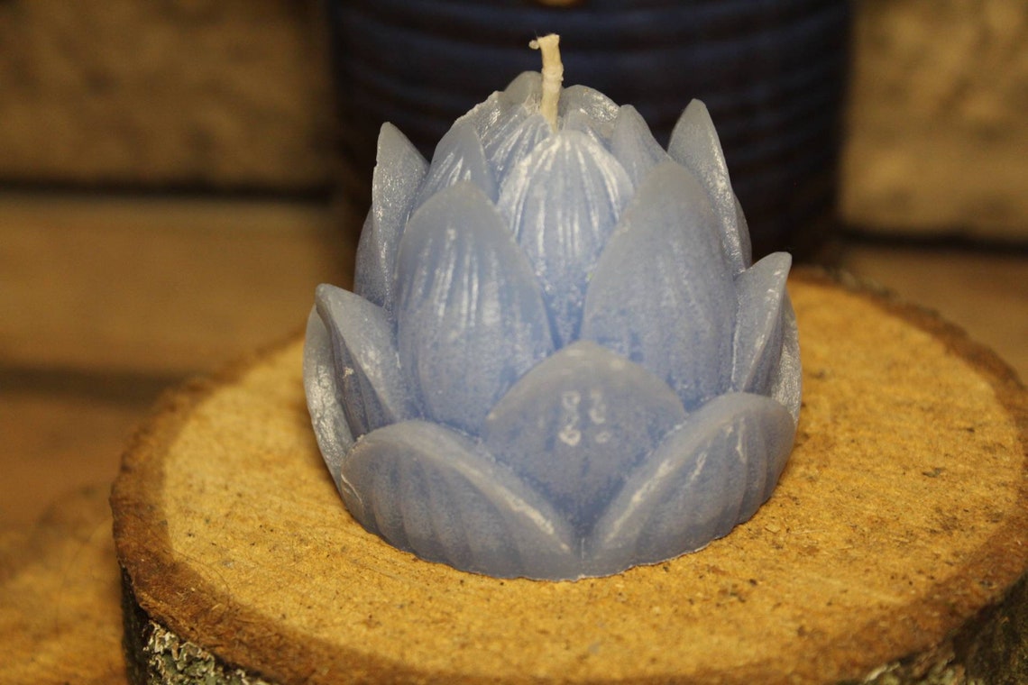 Fresh Linen Candle. Lotus Candle. Scented Lotus Candle. Etsy