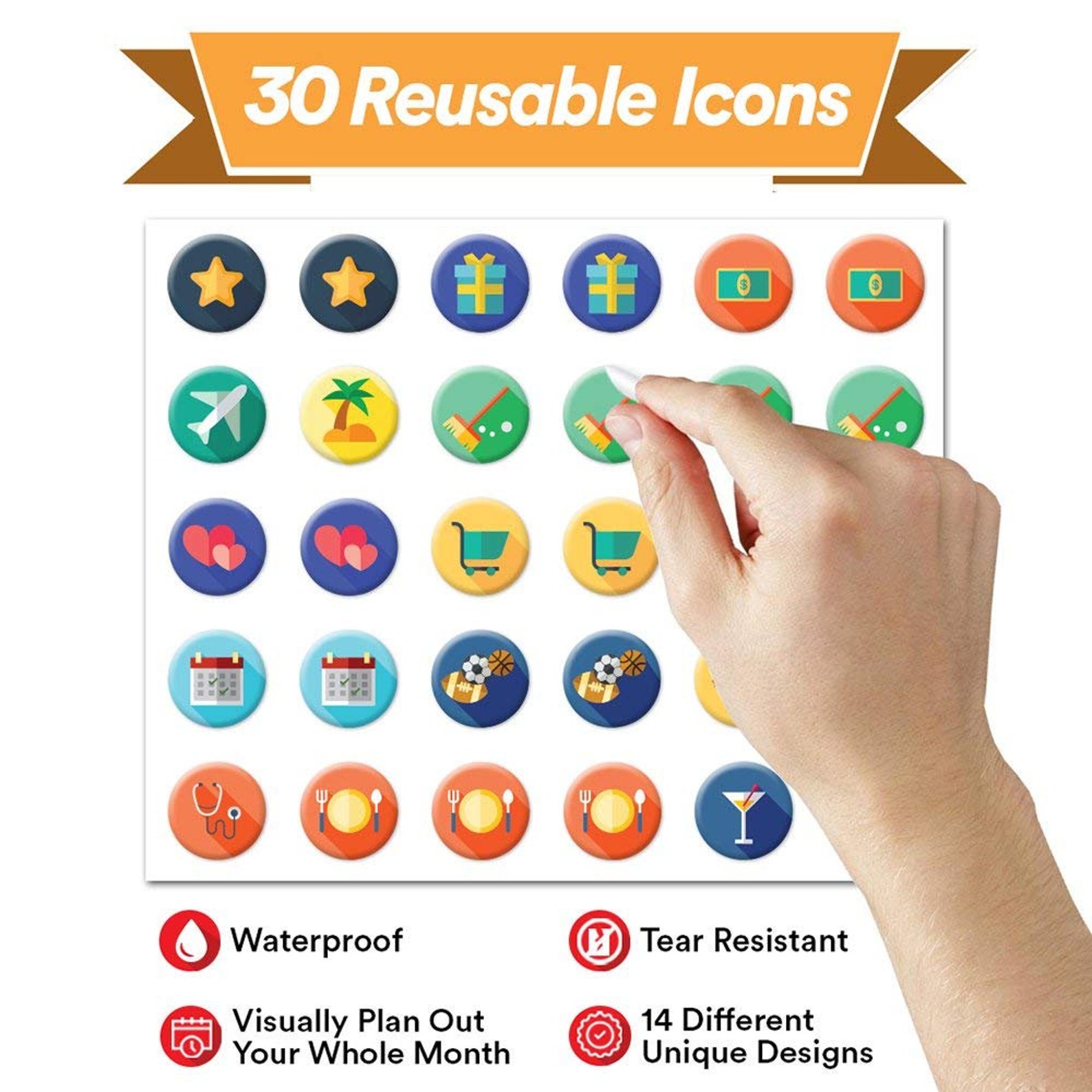 X Large Dry Erase Wall Calendar 24x 36 4 Month Etsy