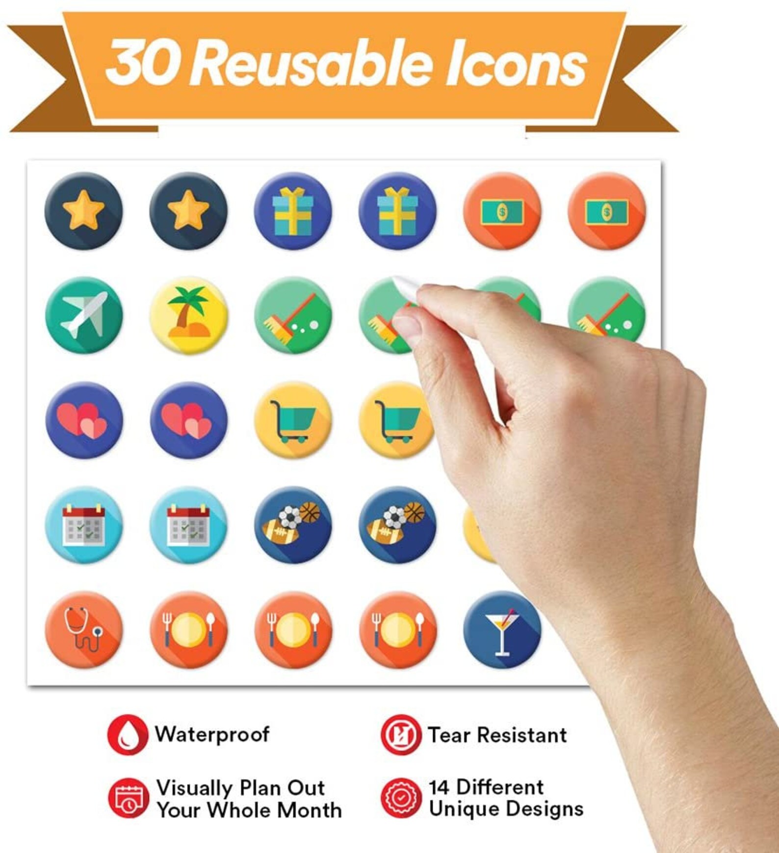 Whiteboard Chore Chart & Reusable Dry Erase Calendar Etsy