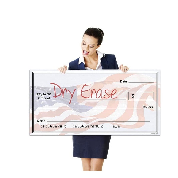 Large Check Dry Erase Etsy