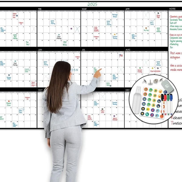 Giant Wall Calendar - Etsy