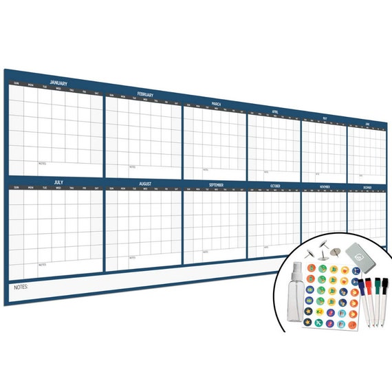 Large Dry Erase Wall Calendar 36 X 96 Undated - Wall Calendar Dry Erase 12 Month Large Dry Erase Wall Calendar 36 X 96 Undated - Wall Calendar Dry Erase 12 Month