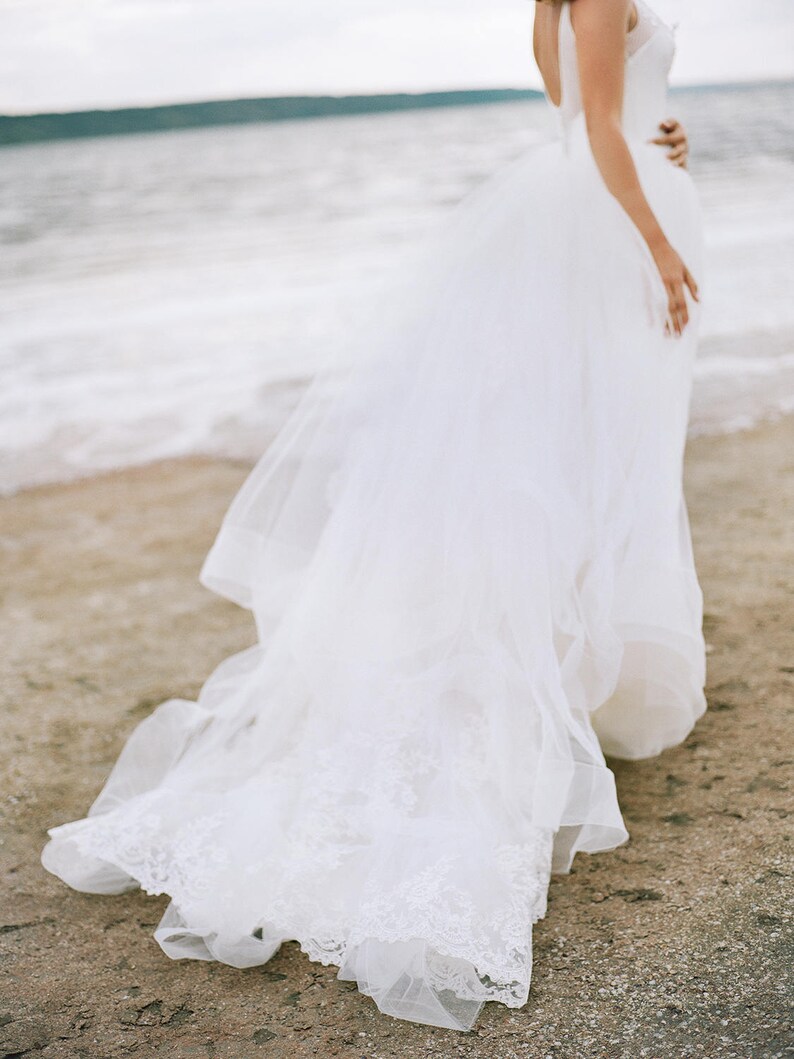 Ball gown wedding dress // horsehair wedding dress // wedding Etsy