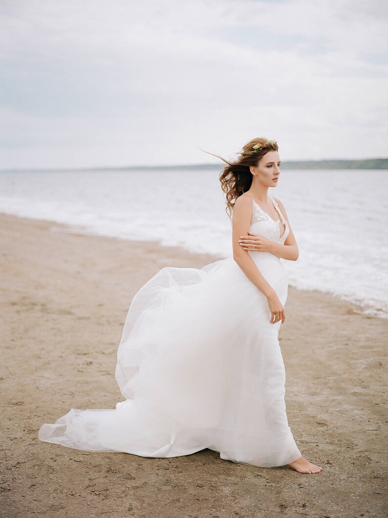 Ball gown wedding dress // horsehair wedding dress // wedding Etsy