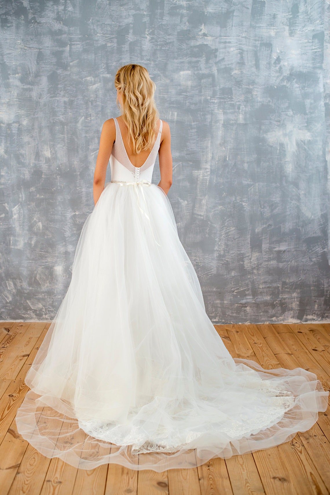 Horsehair wedding dress bridal dress bridal gown corset Etsy