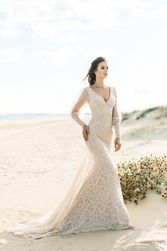 low back mermaid dress