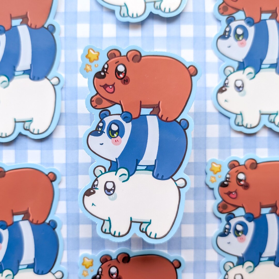 3 Bear Brothers Vinyl Sticker | WBB Sticker - Etsy