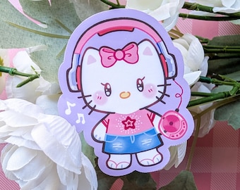 Y2Kitty Sticker | Glossy Vinyl Sticker Y2K