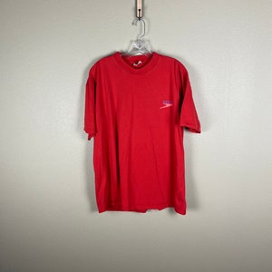 Vintage Speedo T-Shirt (Sz Medium) Team Volley Power Water Polo 90s Graphic T Shirt Speedo