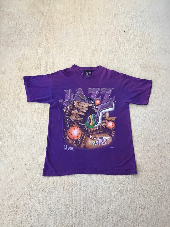 vintage utah jazz shirt