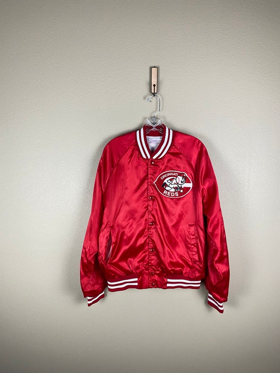 Vintage Cincinnati Reds Satin Jacket (sz Large) Vintage Chalkline