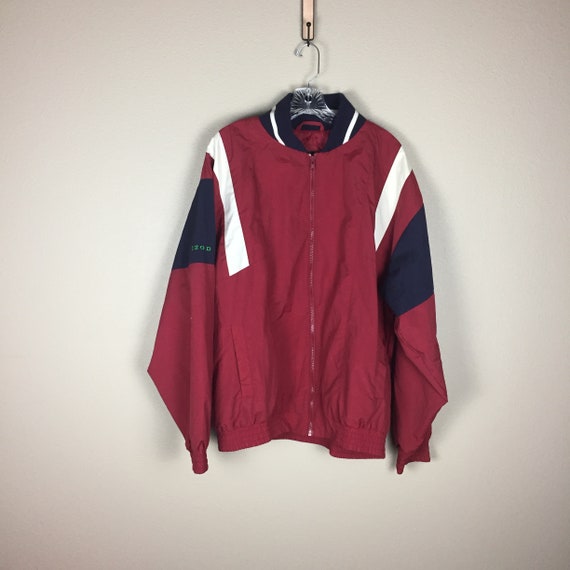 Izod windbreaker jacket sale