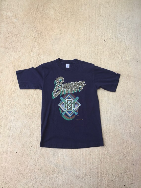 milwaukee brewers t shirts vintage