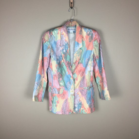 Vintage 90s Women's Blazer (Size Small) Patchingto