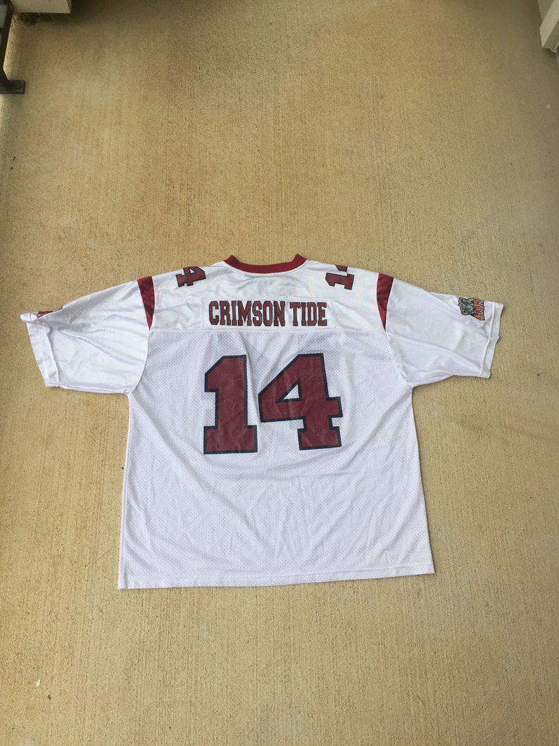 University Of Alabama Football Jersey Sz Xxl Crimson Tide 14 Tuscaloosa Alabama