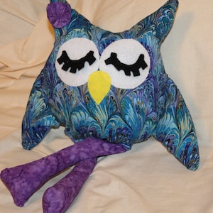 Owl, turquoise owl, Blue, plush, stuffed, Baby, Nursery, Party Favors and Decor, Home Decor, Toy, stuffed Animal, Couch Pillow,  Bed Decor